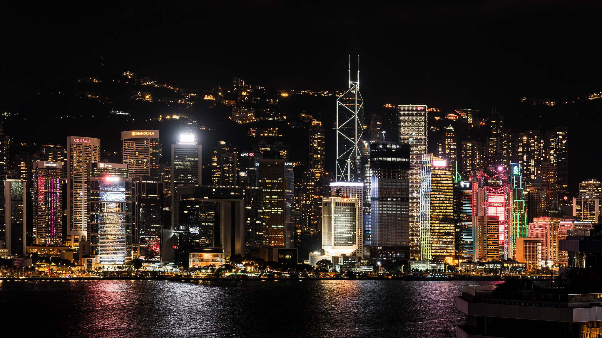 Victoria Harbour, FE 70-200mm F2.8 GM OSS on Alpha 7R III, 70mm, F8, 1/5s, ISO 3200